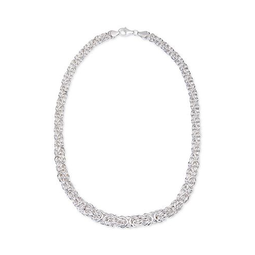 Giani Bernini Byzantine Link Collar Necklace in Sterling Silver