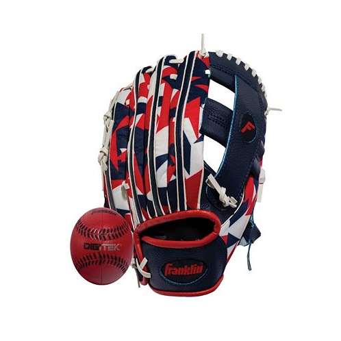 Franklin Sports 9.5 RTP Performance Digi Teeball Glove and Ball Combo - Right Handed Thrower