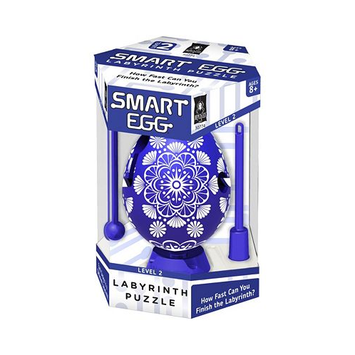 BePuzzled Smart Egg Labyrinth Puzzle - Color Collection- Blue