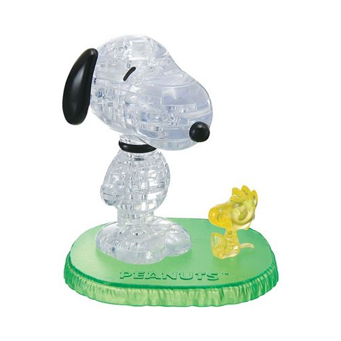 BePuzzled 3D Crystal Puzzle - Peanuts Snoopy with Woodstock