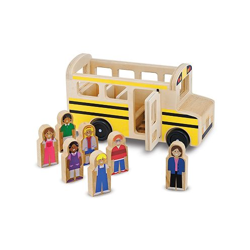 Melissa and Doug School Bus Wooden Play Set