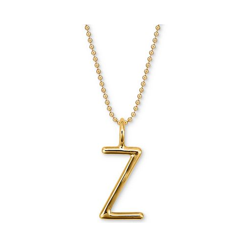 Sarah Chloe Andi Initial Pendant Necklace in 14k Gold-Plate Over Sterling Silver 18