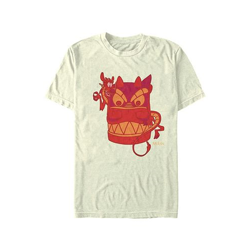 Fifth Sun Disney Mens Mulan Mushu The Red Dragon Short Sleeve T-Shirt