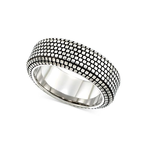LEGACY for MEN by Simone I. Smith Ion-Plated Ring in Stainless Steel