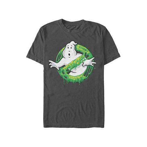 Fifth Sun Ghostbusters Sony Mens Classic Slim Ghost Logo Short Sleeve T-Shirt