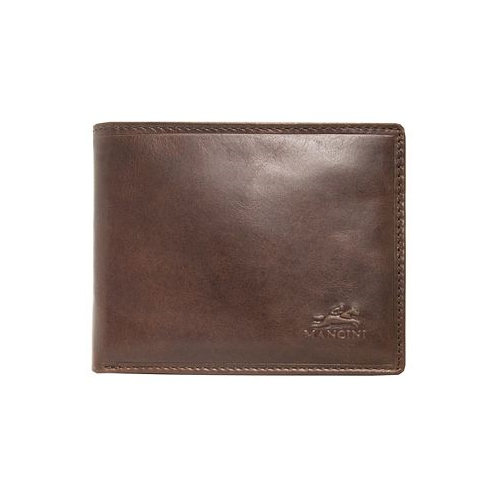 Mancini Mens Boulder Collection RFID Secure Billfold with Removable Center Wing Passcase