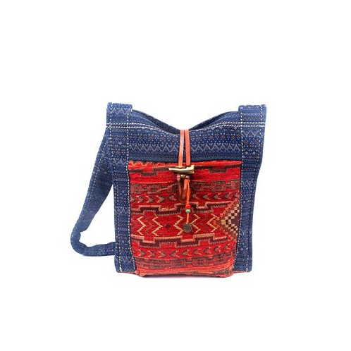 TSD BRAND Tribal Secret Canvas Shoulder Bag