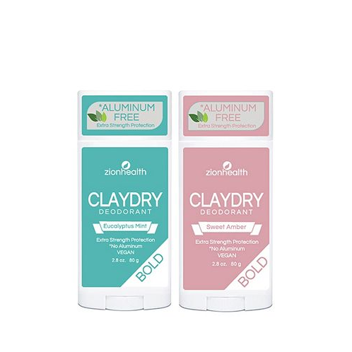 Zion Health Eucalyptus Mint Plus Sweet Amber Deodorant Duo 5.6oz