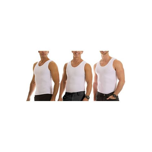 Insta Slim Mens 3 Pack Compression Muscle Tank T-Shirts