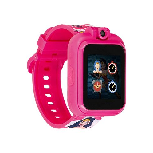 ITouch Unisex Playzoom DC Comics Fuchsia Silicone Strap Kids Smartwatch 41mm
