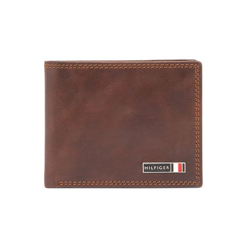 Tommy Hilfiger Mens Slim Bifold RFID Leather Wallet