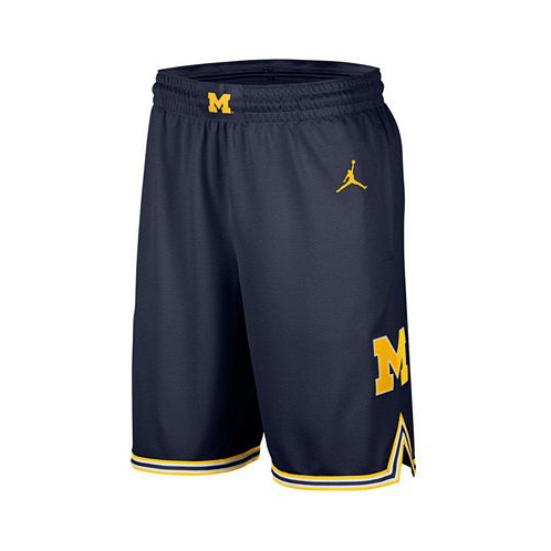 Nike Mens Michigan Wolverines Replica Basketball Road Shorts