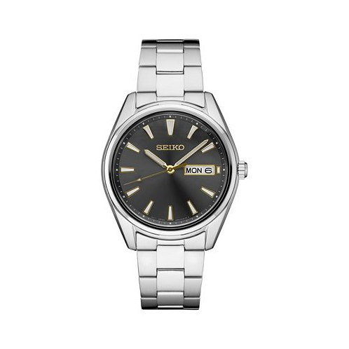 Seiko Mens Essential Stainless Steel Bracelet Watch 40.2mm