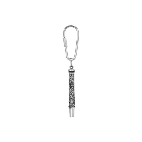 2028 Womens Pewter Whistle Key Fob