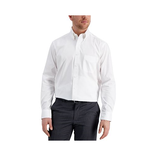 Club Room Mens Regular Fit Pinpoint Dress Shirt