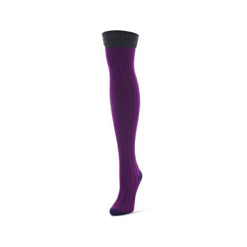MeMoi Womens Mixed Color Over The Knee Socks