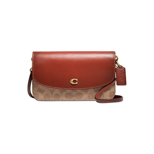 COACH Signature Coated Canvas Hayden Crossbody with Removable Strap