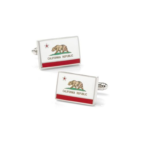 Cufflinks Inc. Mens California State Flag Cufflinks
