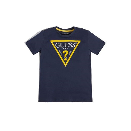 GUESS Big Boys Soft Jersey Short Sleeve Classic Logo T-shirt