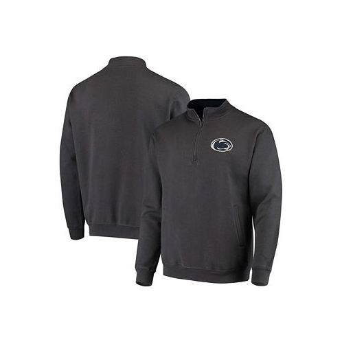 Colosseum Mens Charcoal Penn State Nittany Lions Tortugas Logo Quarter-Zip Jacket