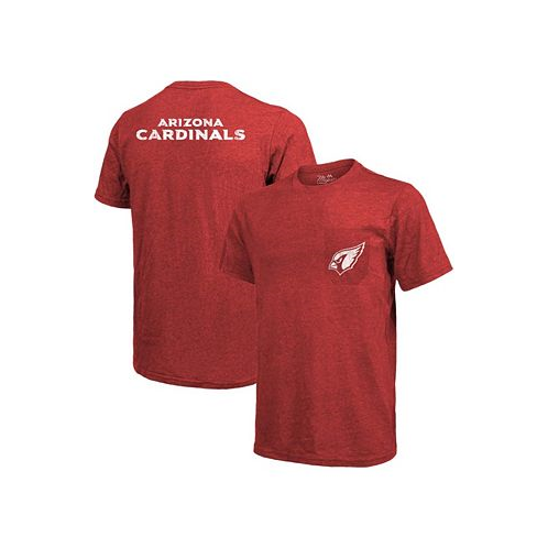 Majestic Arizona Cardinals Tri-Blend Pocket T-shirt - Cardinal