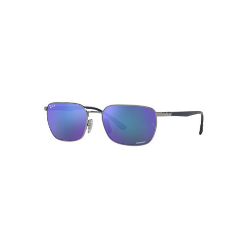Ray-Ban Unisex Polarized Sunglasses RB3684CH 58