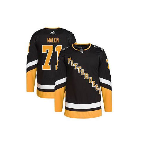 Adidas Mens Evgeni Malkin Black Pittsburgh Penguins 2021/22 Alternate Authentic Pro Player Jersey