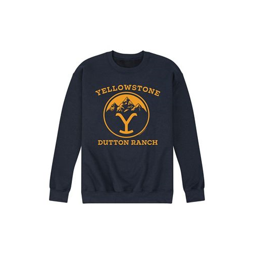 AIRWAVES Mens Yellowstone Y Moutains Fleece Sweatshirt
