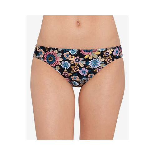 Salt + Cove Womens In Full Bloom Ruched-Back Hipster Bottoms