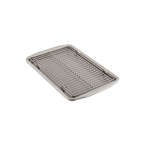 Circulon Bakeware 11 x 17 Baking Sheet Pan & Expandable Cooling Rack 3-Pc. Set