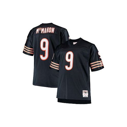 Mitchell & Ness Mens Jim McMahon Navy Chicago Bears Big and Tall 1985 Retired Player Replica Jersey