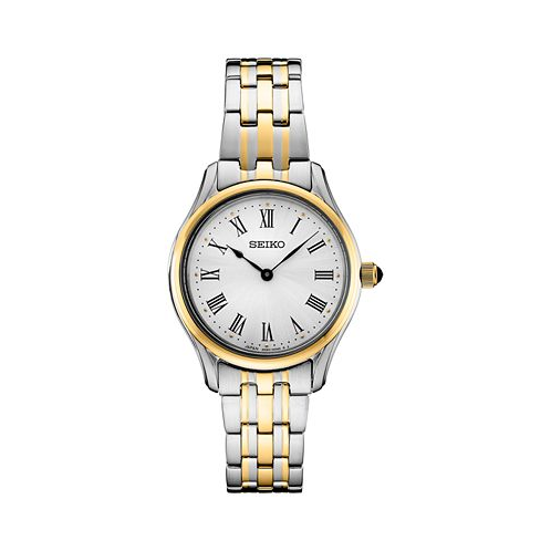 Seiko Womens Essentials Two-Tone Stainless Steel Bracelet Watch 29mm