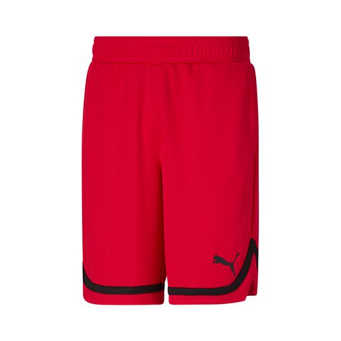 Puma Mens Rtg Regular-Fit Moisture-Wicking Mesh 10 Basketball Shorts