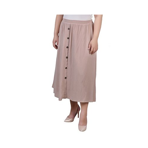 NY Collection Plus Size Knee Length A-Line Skirt