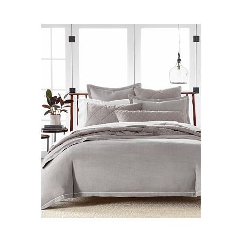 Hotel Collection Linen/Modal Blend 3-Pc. Comforter Set Full/Queen