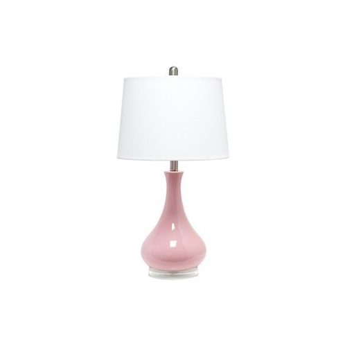 Lalia Home Droplet Table Lamp with Fabric Shade