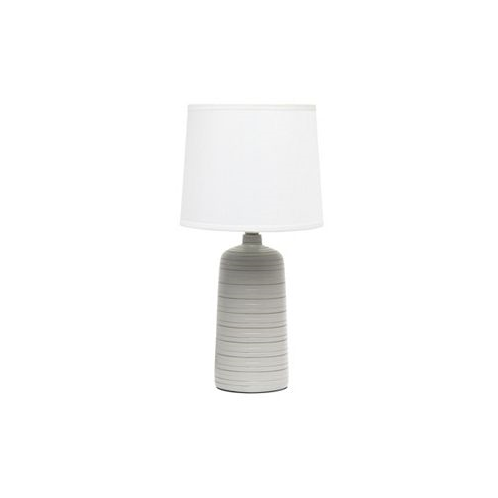 Simple Designs Textured Linear Table Lamp