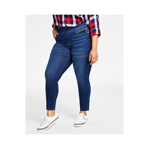 Tommy Hilfiger Plus Size TH Flex Gramercy Pull-On Jeans