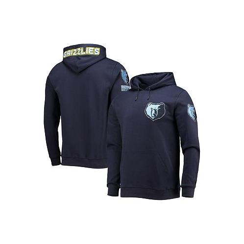 Pro Standard Mens Navy Memphis Grizzlies Logo Pullover Hoodie