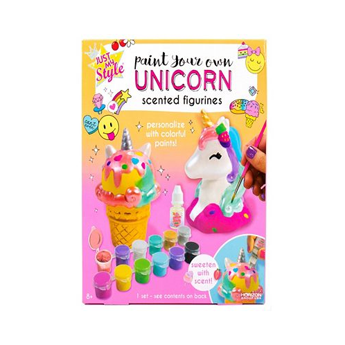 Just My Style Paint Your Own Unicorn Scented Figurines Playset