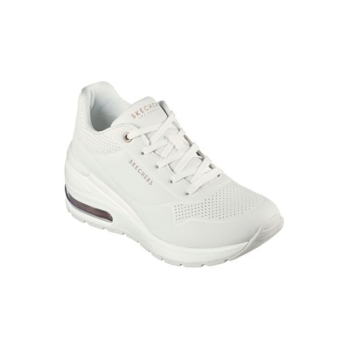 Skechers Womens Million Air - Elevated Air Wedge Casual Sneakers from Finish Line