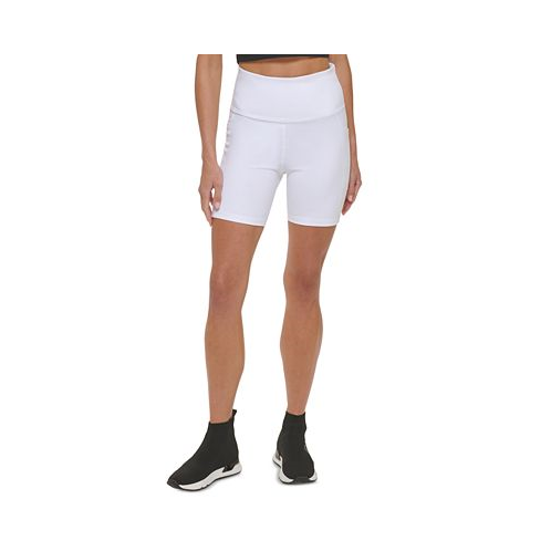 DKNY Womens Balance Super High Rise Pull-On Bicycle Shorts