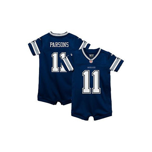 Nike Infant Boys and Girls Micah Parsons Navy Dallas Cowboys Game Romper Jersey