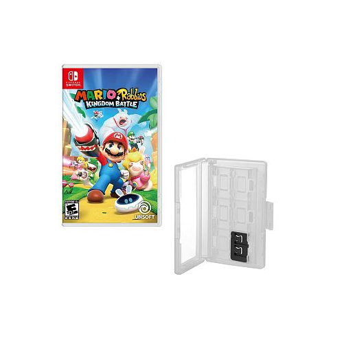 Nintendo Mario Rabbids: Kingdom Battle Game with Game Caddy for Switch