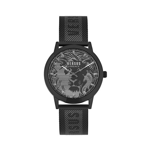 Versus Versace Mens Barbes Domus Two-Tone Stainless Steel Mesh Bracelet Watch 40mm