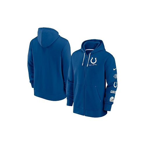 Nike Mens Royal Indianapolis Colts Surrey Full-Zip Hoodie