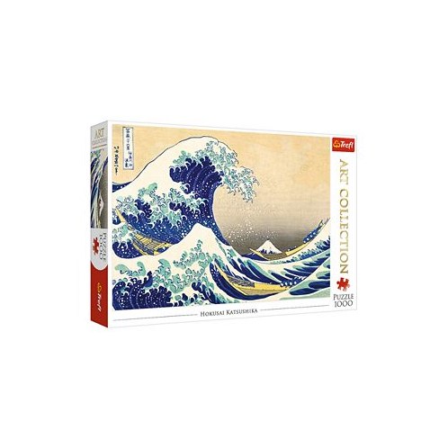 Trefl Red Art Collection 1000 Piece Puzzle- The Great Wave of Kanagawa or Bridgeman