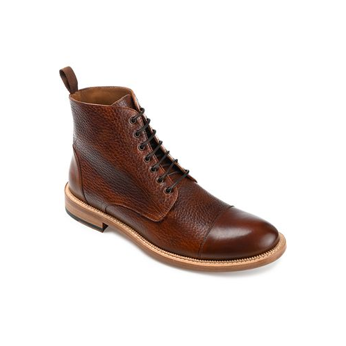 Taft Mens Rome Full-grain Leather Cap Toe Dress Shoes