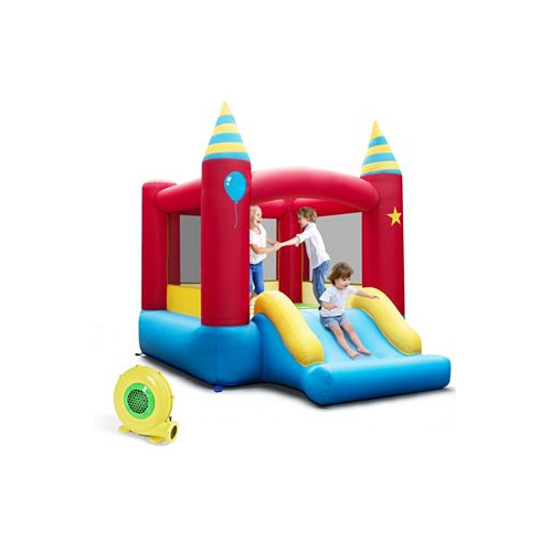 Costway Inflatable Bounce Castle Kids Jumping Bouncer Indoor Outdoor Blower Excluded