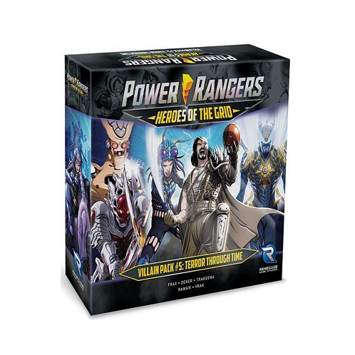Renegade Game Studios Power Rangers Heroes of The Grid Villain Pack 5 Terror Through Time Expansion Rpg Boardgame Role Playing 45-60 Minute Play Time